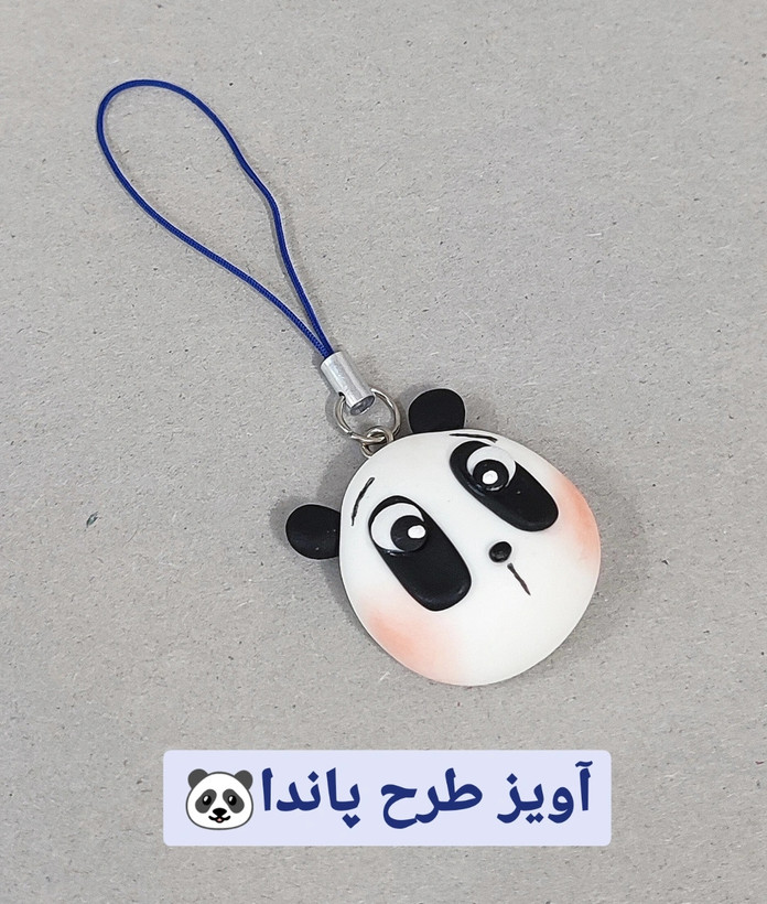 آویز دستساز فلش و گوشی نشکن طرح پاندا🐼