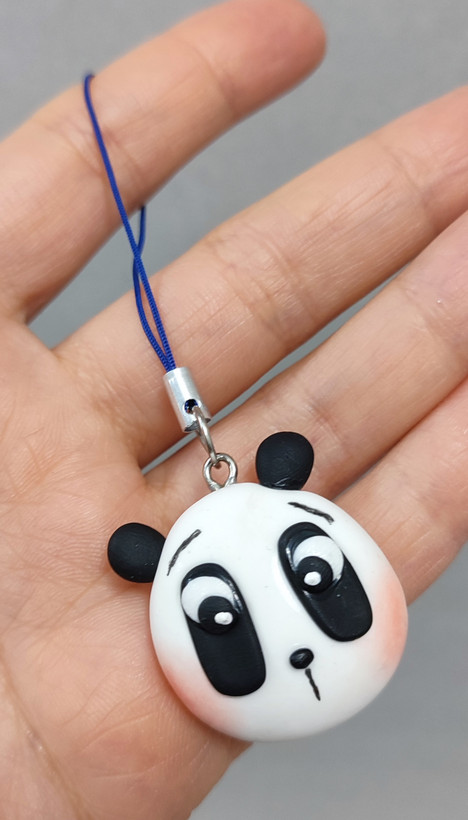 آویز دستساز فلش و گوشی نشکن طرح پاندا🐼