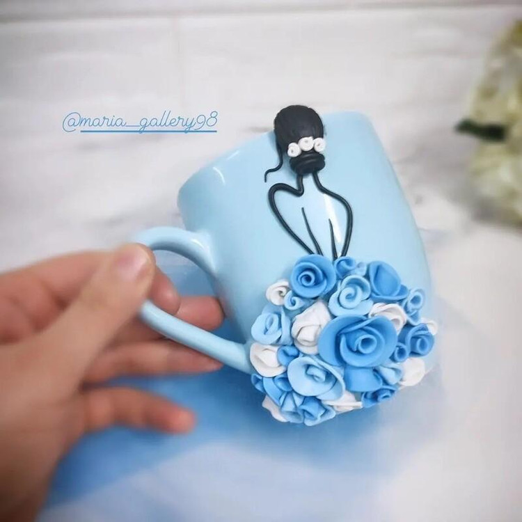 ماگ عروسکی ماگ عاشقانه
