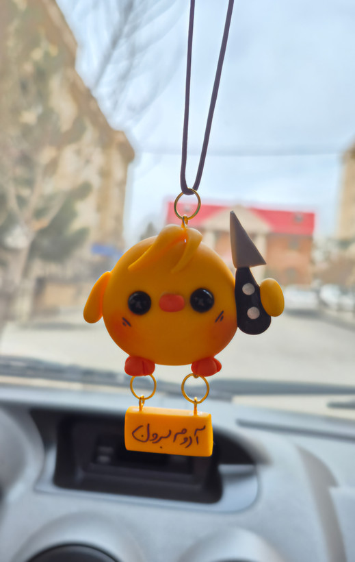 آویز ماشین طرح جوجه(نشکن)