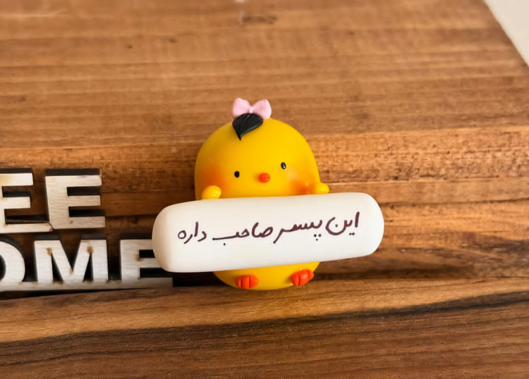 روداشبوردی جوجه با متن دلخواه